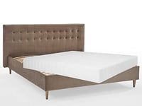 Atlantic Home Collection Cadre de lit Veronika 180 x 200 cm avec Matelas TFK 7 Zones, Coffre de lit et sommier à Lattes