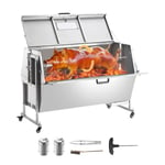 Rotisserie BBQ Grill, Roaster Spit, 60W, 286 LBS, för Gris, Lamm, Kycklingstek