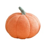 Pumpa kastkudde, pumpa fylld leksak Pumpa dekorativ kudde kudde Light orange 35CM