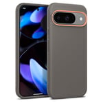 Caseology Nano Pop for Google Pixel 9 / Pixel 9 Pro Case, [Soft & Dust Free Material] [Military Grade Drop Protection] Side Grip Patterns Case Cover for Google Pixel 9 / Pixel 9 Pro - Papaya Grey