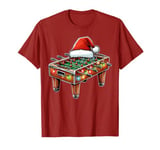 Foosball Player Christmas Hat Xmas T-Shirt