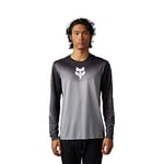 Fox Racing Flexair LS Jersey, Novah-Gris Acier, S Homme