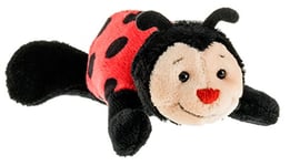 Schaffer Knuddel mich! Coccinelle en Peluche avec Aimant Bolle 3456 12 cm Rouge/Noir