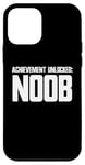 iPhone 12 mini Achievement Unlocked Noob Video Games Gamer Noob Case