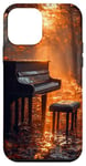 Coque pour iPhone 12 mini Musique Piano Papillon Design Amateur De Piano Musicien