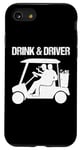 Coque pour iPhone SE (2020) / 7 / 8 Drink And Driver Balle De Golf Tee Vert Handicap Driver Golf