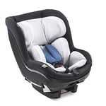 Hauck Siège Auto i-Size iPro Kids, Rotatif et Évolutif, de la Naissance jusqu'à 105 cm (0 - 18 kg), ECE R129, Repose-Tête Réglable, Compatible avec Base ISOFIX (non Incluse), Denim Bleu