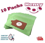 10 x NUMATIC HENRY HOOVER VACUUM BAGS PAPER DUST BAGS