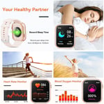 Älykellot Älykello Fitness Tracker Multi-Sport Mode Urheilukello miehille Naisille iPhone Android Musta