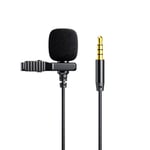 Joyroom Lavalier mikrofoni 2m - musta