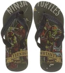 Dupe 4140676 0154 Ninja Turtle Flip Flops, unisex_adult, Flip-Flop, 4140676 0154, grey, 29-30