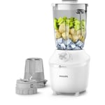 Blender - PHILIPS - Serie 3000 HR2291/20 – Blanc – Bol en verre capacité 1.25...