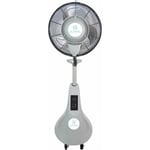 O'fresh - Ventilateur brumisateur oscillant 171 180W 3 vitesses H170cm D170cm Blanc