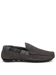 Barbour Monty Slipper - Dark Grey, Dark Grey, Size 9, Men