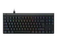 Logitech G G515 - Tastatur - Tkl - Bakgrunnsbelyst - Usb - Qwerty - Us International - Tastsvitsj: Gl Tactile - Svart