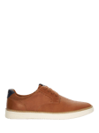 Dune Trustees Wide Fit Lace-Up Trainers, Tan