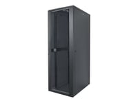 Intellinet Network Cabinet, Free Standing (Standard), 32U, Usable Depth 123 To 373Mm/Width 503Mm, Black, Flatpack, Max 1500Kg, Server Rack, Ip20 Rated, 19", Steel, Multi-Point Door Lock, One Lock Per Side Panel, Three Year Warranty - Rack Skap - Sva