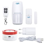 Wireless alarm system PNI Safe House PG600, smart home security system, wireless connection, burglar alarm, wireless alarm, smart alert through TUYA iOS / Android application