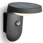 Tyla Vägglampa Solcell IR-sensor Ultra Efficient LED 255lm IP44 Antracit