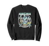 Star Wars: The Mandalorian Crew Pop Art Sweatshirt