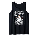 Surviving The Teacher Life One Meltdown At A Time Christmas Tank Top