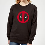 Sweat Femme Deadpool (Marvel) Logo Craqué - Noir - M - Noir