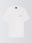 PS Paul Smith Organic Cotton Regular Fit Happy Logo T-Shirt, White