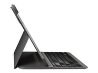 Logitech Slim Folio Pro - Clavier et étui - rétroéclairé - sans fil - Bluetooth LE - QWERTY - Espagnol - pour Apple 11-inch iPad Pro (1ère génération, 2e génération)