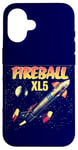 iPhone 16 Fireball XL5 Retro Sci-Fi Rocket Case