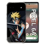 Coque pour Google Pixel 6A Manga Boruto Tatouage