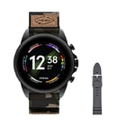 Fossil Men's GEN 6 Touchscreen Smartwatch with Speaker, Heart Rate, NFC, and Smartphone Notifications Watch Strap