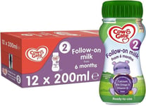 Cow & Gate 2 Follow On Milk Liquid 200ml x 12