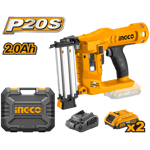 Cloueuse 20V À Batterie 2 X 2.0Ah + Chargeur Avec Mallette