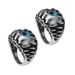 2 Pcs Vampire Accessories Men Dragon Claw Devil Eye Eagle Man