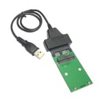 6 Gbps USB 2.0 till mSATA SSD-adapterkort - Lägg till Micro SATA 16-stiftskontakt för 1,8\" hårddiskar"