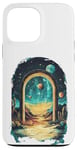 iPhone 13 Pro Max Cosmic Desert Portal Design for Dreamers and Stargazers Case