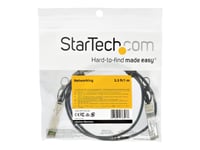 Startech.Com Dell Emc Dac-Sfp-10G-1M-Kompatibel Sfp+ Twinaxkabel För Direktanslutning - 1 M - 10Gbase Direktkopplingskabel - Sfp+ (P) Spärrad Till Sfp+ (P) Spärrad - 1 M - Dubbelaxlad - Passiv