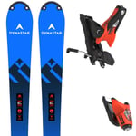 DYNASTAR Pack ski Dynastar Speed Omeglass Fis Sl Fac 157 R22 + Spx 15 Rockerace Hot Red 25 Homme Bleu / Blanc taille 2025