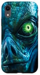 Coque pour iPhone XR Œil vert extraterrestre