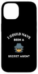 Coque pour iPhone 14 Spy Secret Agent Movie Books Fan Reader Dad Père Mom