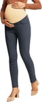 Maacie Pantalon de Grossesse Pantalon de Tous Les Jours pour Femme Business Casual Pantalon de Grossesse Extensible Taille Haute