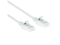 Act White 0.15 Meter Lszh U/Utp Cat6 Datacenter Slimline Patch Cable Snagless With Rj45 Connectors (Dc8930)