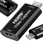 Videoinspelare 1080P HD USB HDMI - Video Capture Card