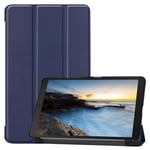 samsung Samsung Galaxy Tab A 8.0 2019 T290 Tri-Fold PU Case DarkBlue