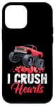 Coque pour iPhone 12 mini Le Monster Truck I Crush Hearts