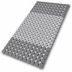 Tapis de douche de massage antidérapant avec aspiration de bain et trous de drainage, tapis antidérapant de massage de salle de bain