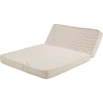 Provence Literie - Matelas Ferme Pour bz 140x190 x 15 cm + Oreiller Visco - Dim Assise 60 cm - Déhoussable Housse Lavable - 5 zones de Confort - Ame