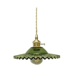 Forehill - E27 Industrielle Vintage Verre Suspensions Luminaire Retro Plafonnier Luminaire Industrielle Eclairage de Plafond Verre Retro Suspensions