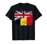 BELGIUM Half BRITAIN UK Friendship Flag BELGIAN T-Shirt