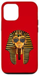 Coque pour iPhone 12/12 Pro King Pharaoh Tutankhamun Sunglasses King Tut Sunglasses